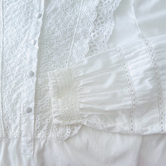 J.Crew Women’s White Blouse - Picture 4 of 7